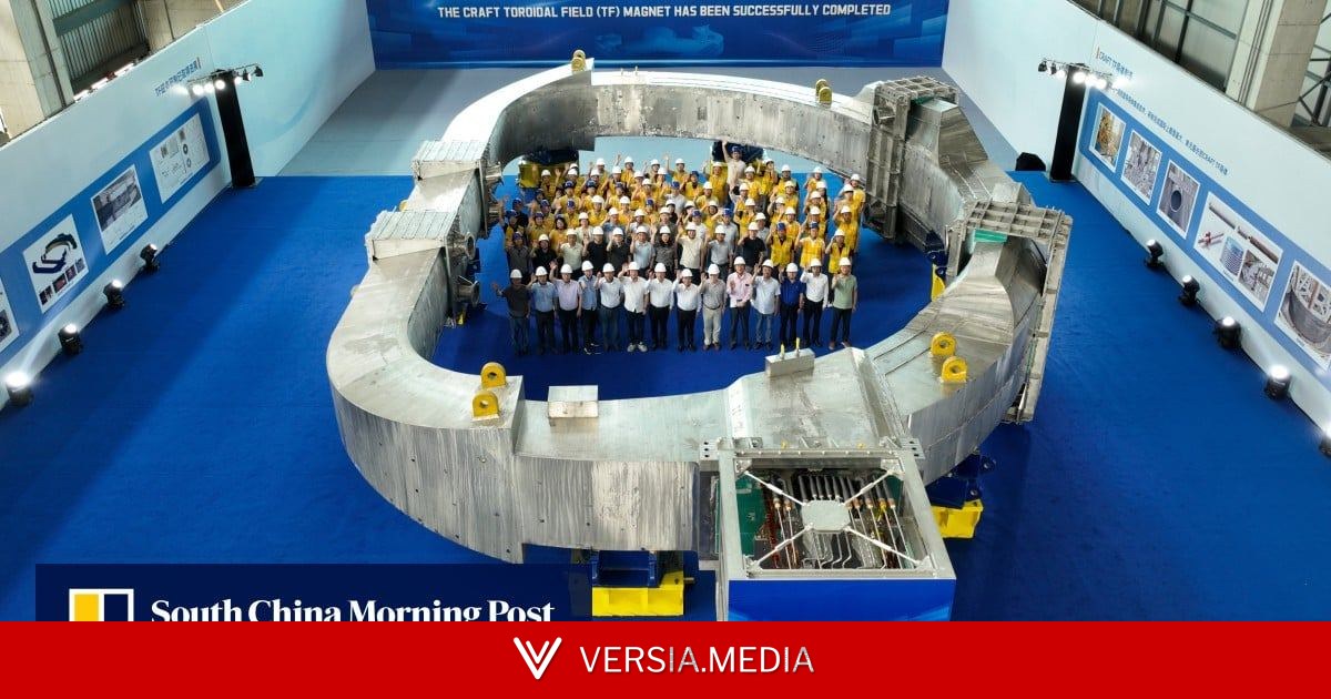 China fires up world’s biggest superconducting magnet for nuclear fusion project