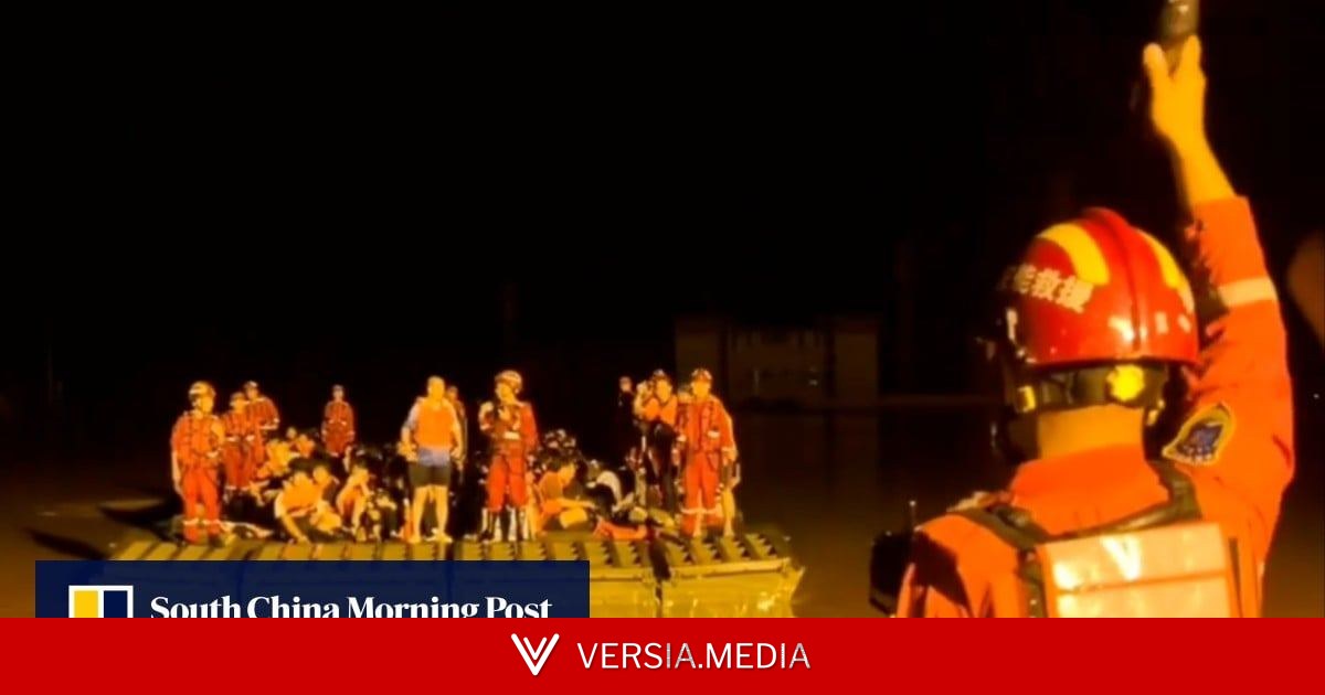 ‘China’s real-life transformer’: new rescue tech used in dramatic flood evacuation