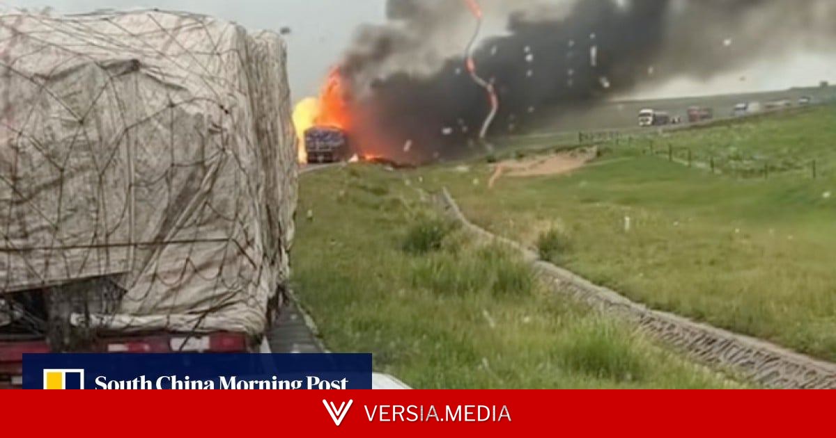 2 dead, 4 injured as northern China truck collision triggers huge chemical blast