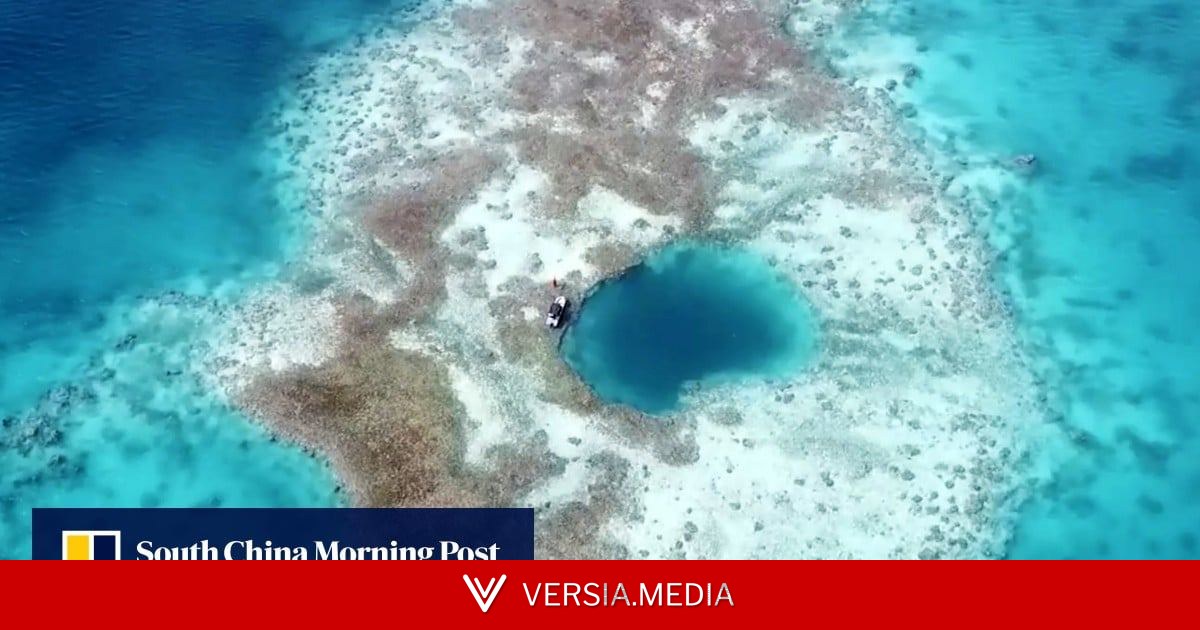 China discovers rare coral reef blue hole in disputed Scarborough Shoal