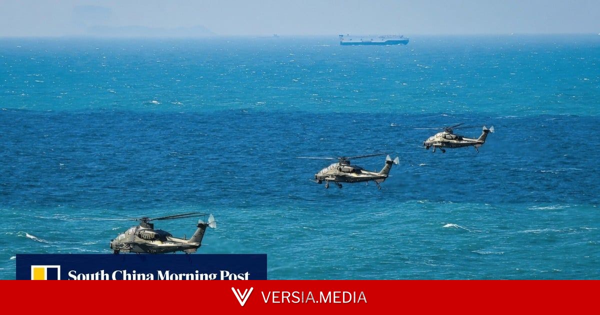 What a helicopter’s flight in the Taiwan Strait says about Beijing’s war plans